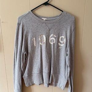 GAP Heather Gray 1969 Sweatshirt